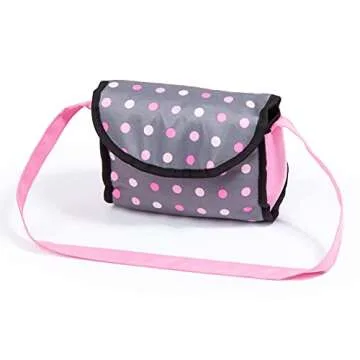 Bayer Smarty Modern Doll's Pram Set with Travel Bed for 18" Dolls - Includes Blanket, Pillow, Table Seat, Feeding Set & More