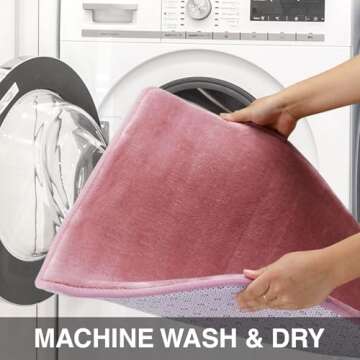 Genteele Memory Foam Bath Mat Non Slip and Absorbent