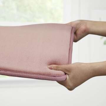 Genteele Memory Foam Bath Mat Non Slip and Absorbent