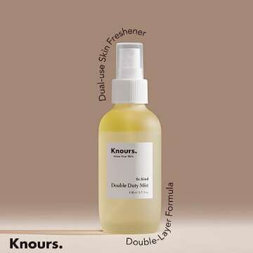 Knours Hydrating Jojoba Oil + Vitamin Rich Aloe Vera H2O Double Duty Facial Mist - A Natural Refresh...