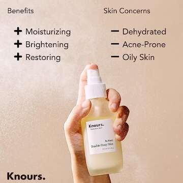 Knours Hydrating Jojoba Oil & Aloe Vera Facial Mist 110ml - Refresh & Moisturize
