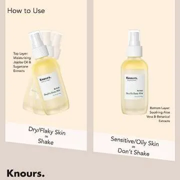 Knours Hydrating Jojoba Oil & Aloe Vera Facial Mist 110ml - Refresh & Moisturize