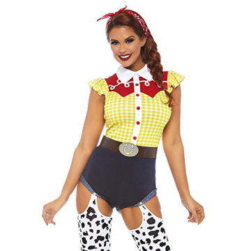 Leg Avenue Giddy Up Cowgirl Set Costume for Women Adult