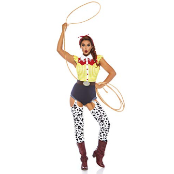 Leg Avenue Giddy Up Cowgirl Set Costume for Women Adult