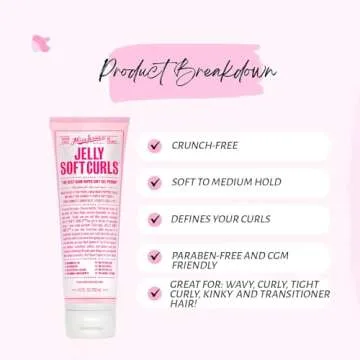 Miss Jessie's Jelly Soft Curls Gel for Defined & Soft Curls