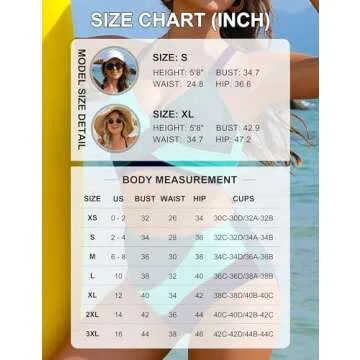 Blooming Jelly High Waisted Bikini Sets for Women Modest Two Piece Swimsuit Curvy Neon Bathing Suit 2025 (M, Orange Pink)