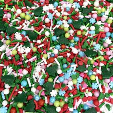 Manvscakes | 4 oz Vintage Christmas sprinkles | Cake sprinkle | Cookie sprinkles | Baking | Holiday ...