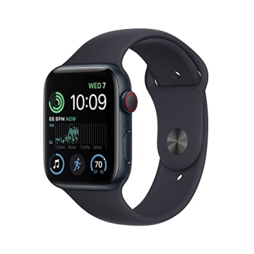 Apple Watch SE (2nd Gen) GPS + Cellular 44mm - Midnight Aluminum Case & Band
