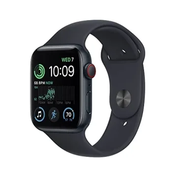 Apple Watch SE (2nd Gen) GPS + Cellular 44mm - Midnight Aluminum Case & Band