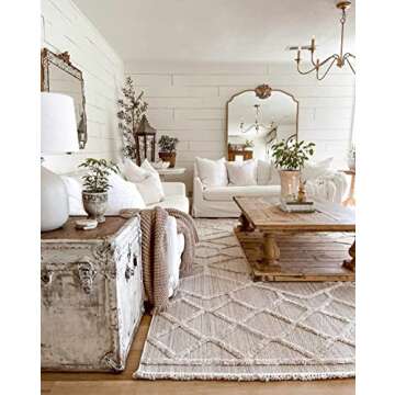 Luxurious Hauteloom Malilinao Modern Area Rug 7'10" x 10'