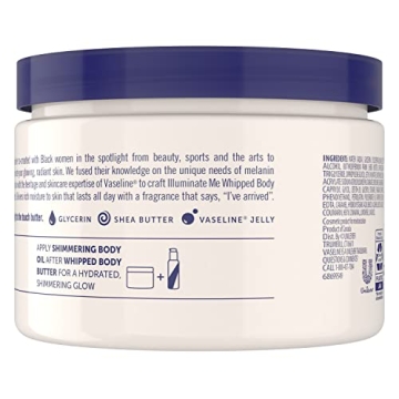 Vaseline Illuminate Me Body Butter - 24-Hour Hydration