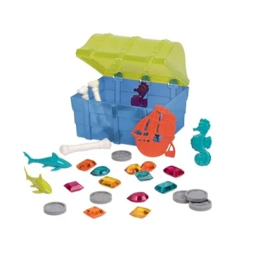 Battat Pirate Treasure Chest Diving Game 28 Pcs Kids Toys