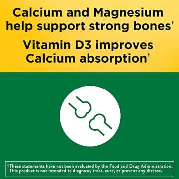 Nature Made Calcium Magnesium Zinc with Vitamin D3, 300 Tablets