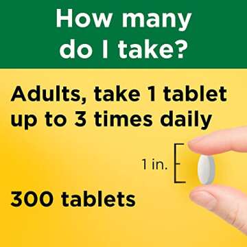 Nature Made Calcium Magnesium Zinc with Vitamin D3, 300 Tablets