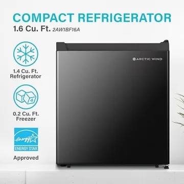 Energy Star Arctic Wind Compact Refrigerator and Freezer