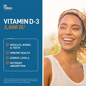 Dr. Tobias Vitamin D3 5000 IU - Strengthen Your Health