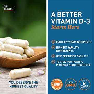 Dr. Tobias Vitamin D3 5000 IU - Strengthen Your Health