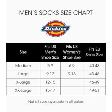 Dickies Men's Dri-Tech Comfort Quarter Socks for Every Occasion