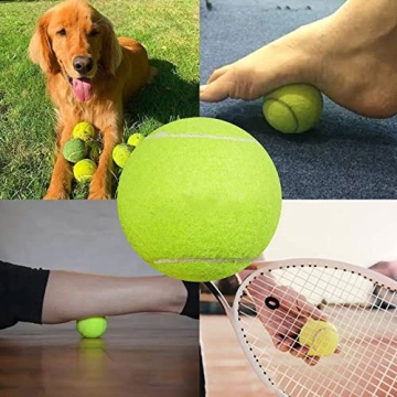POPFRO 12 Pack High Bounce Durable Tennis Balls Training Pets