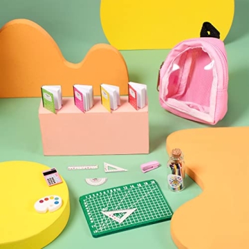 Chalyna Mini Doll School Supplies Set for Creative Play