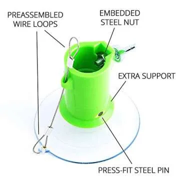 STAUBER Bulb Changer with 20 ft Pole and Suction Cup