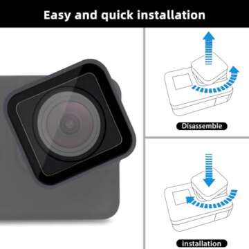 ParaPace GoPro Lens Replacement for Hero 6/5 Durable