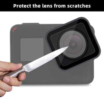 ParaPace GoPro Lens Replacement for Hero 6/5 Durable