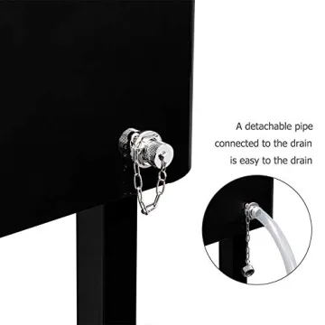 VINGLI 80 Quart Portable Patio Drink Cooler Cart