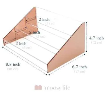 Chic Moosy Life Acrylic Perfume Organizer Display Stand