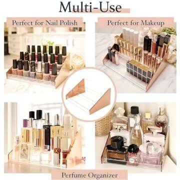 Chic Moosy Life Acrylic Perfume Organizer Display Stand
