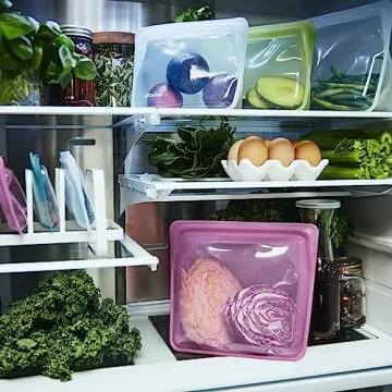 Stasher Silicone Reusable Food Storage Bags, 3-Pack