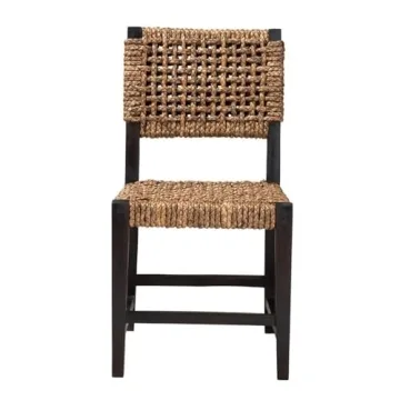 Modern Bohemian Dining Chair – Alise in Dark Brown
