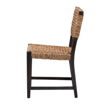 Modern Bohemian Dining Chair – Alise in Dark Brown