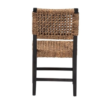 Modern Bohemian Dining Chair – Alise in Dark Brown