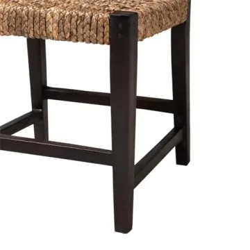 Modern Bohemian Dining Chair – Alise in Dark Brown