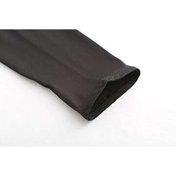 Women Cooling Shawl Arm Sleeve with Finger Hole, Comfortable & Breathable, Anti-UV, Ladies Sun Protection Cooler Shrug (Black)