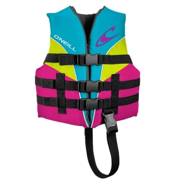 O'Neill Child Superlite USCG Life Vest - Safe, Snug & Bright for Water Fun