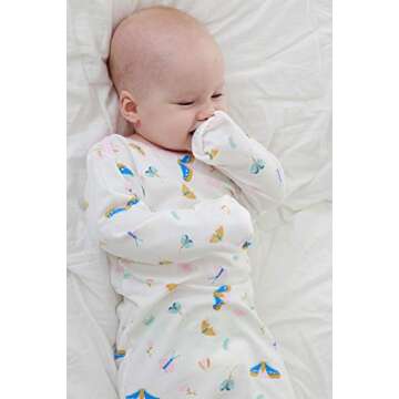 Buy Newborn Knotted Nightgown & Hat Set 3 Pack