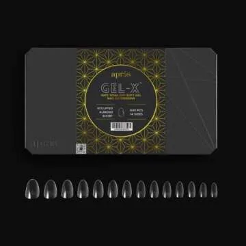 Apres Gel-X Sculpted Almond Short 2.0 Box of Tips 14 sizes 600 PCS