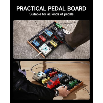 Donner DB-P300 Guitar Pedal Board with Power Supply