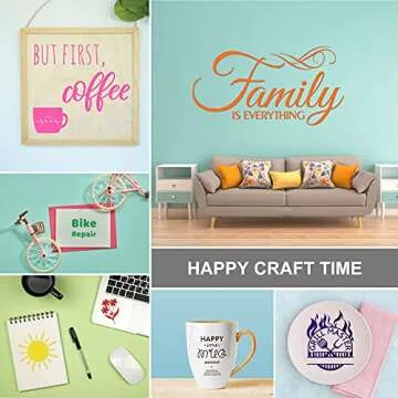 HTVRONT Red Permanent Vinyl Roll - 12" x 50 FT Matte Red Adhesive Vinyl for Cricut, Silhouette, Cameo Cutters, Red Vinyl Roll for Signs, Scrapbooking, Craft, Die Cutters