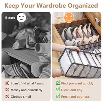 GWSNIO Underwear Drawer Organizer Set for All Essentials