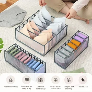 GWSNIO Underwear Drawer Organizer Set for All Essentials