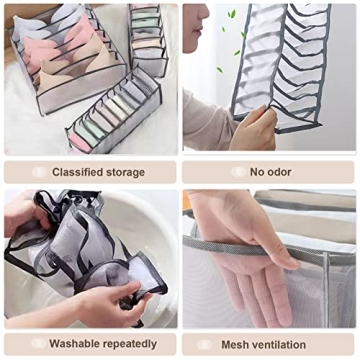 GWSNIO Underwear Drawer Organizer Set for All Essentials