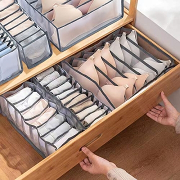 GWSNIO Underwear Drawer Organizer Set for All Essentials