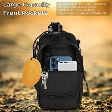 Nuovoware 40oz Water Bottle Carrier for Outdoor Adventures