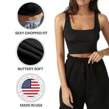 Sweet Hearts Crop Top for Women - Stylish Tank Top