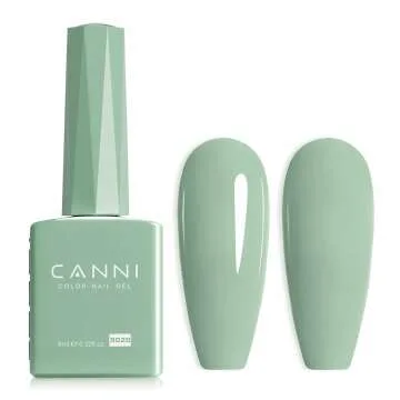 Sage Green Gel Nail Polish - CANNI Mint Green UV Gel