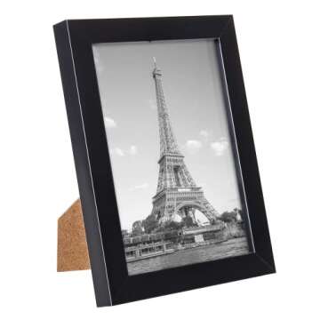 upsimples 5x7 Picture Frame with Real Glass,Bulk Photo Frames for Wall or Tabletop Display,Set of 17...