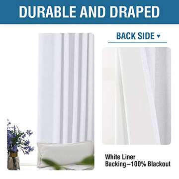 H.VERSAILTEX 100% Blackout Curtains for Bedroom Long